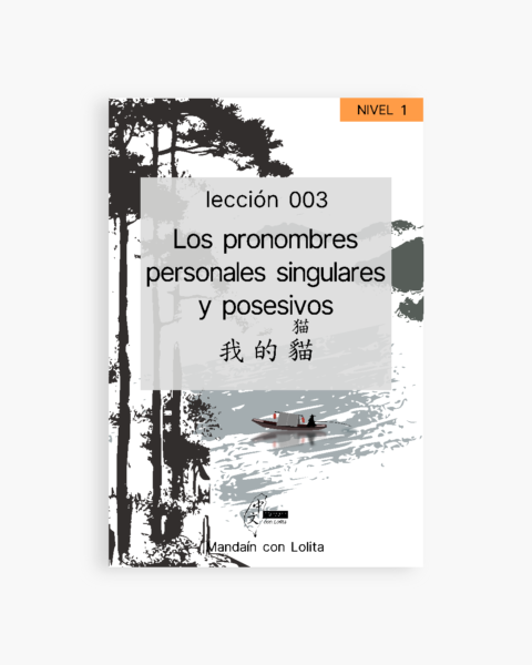 Los pronombres personales singulares y posesivos